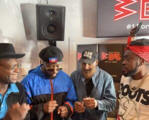 Jerry Wonda, Wyclef Jean & Beenie Man was chilling Labor Day Weekend at WBLS, NYC